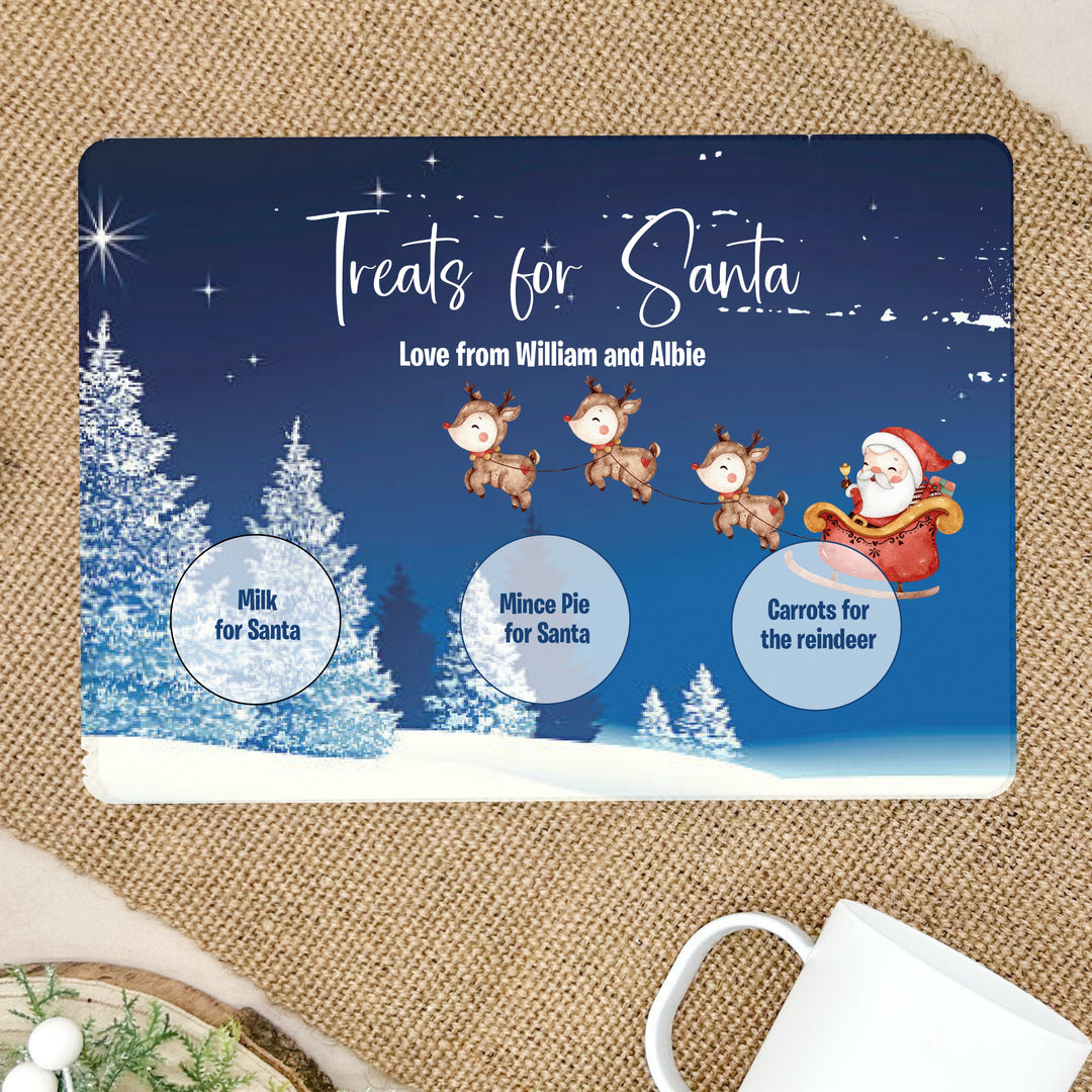 Personalised Treats For Santa Board