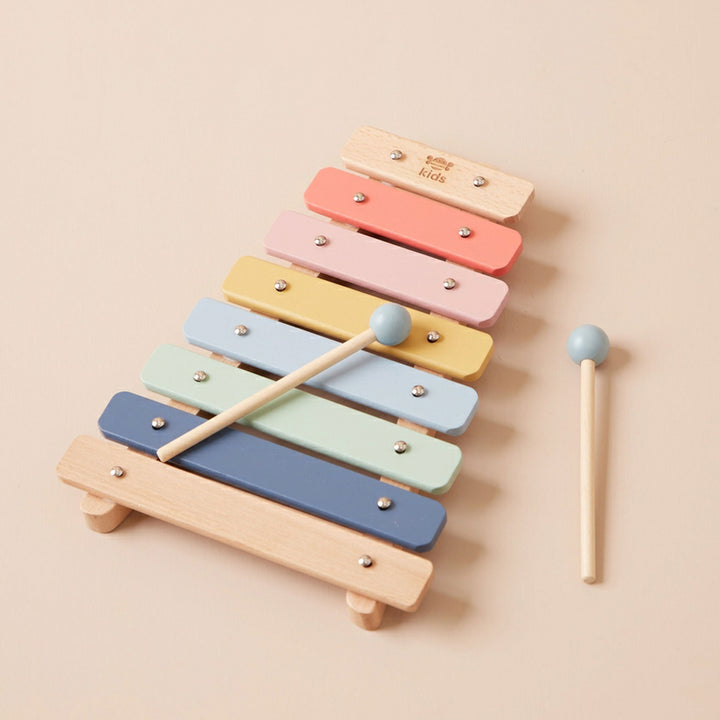 Wooden Xylophone Engraved Toy Set