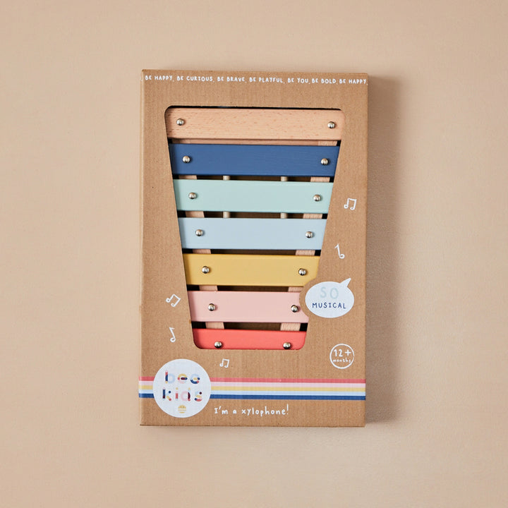 Wooden Xylophone Engraved Toy Set