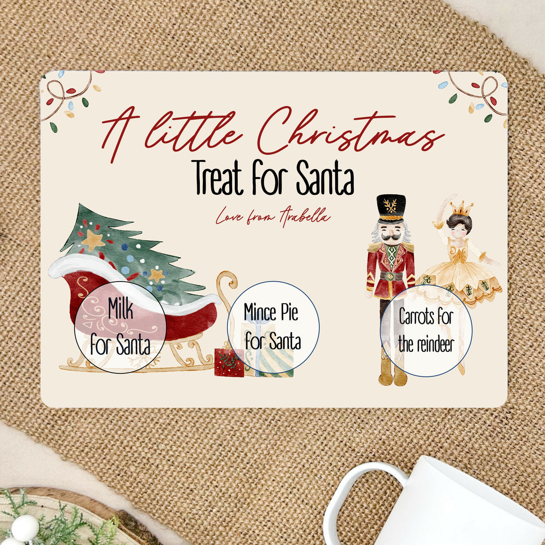 Personalised Treats For Santa Nutcracker Board