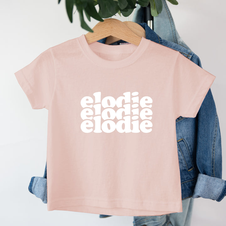Personalised Triple Name Children's T-shirts