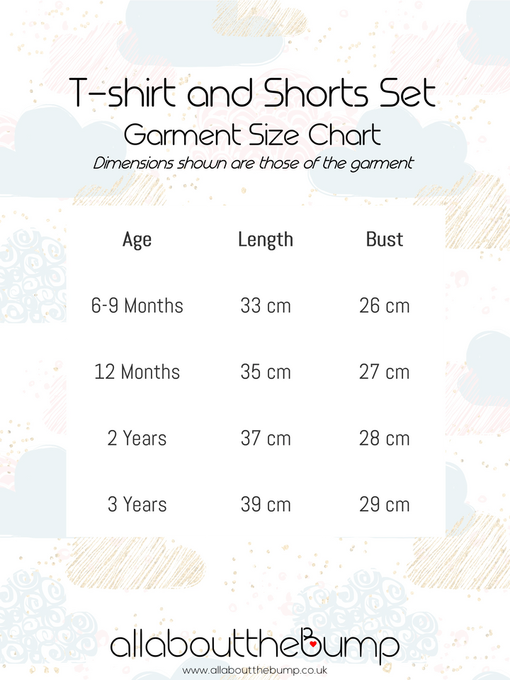 Personalised Teddy Bear Shorts & T-shirt Set