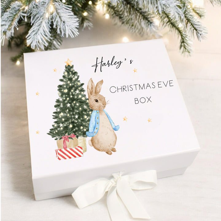 Personalised Blue Rabbit Christmas Clothing Gift Set