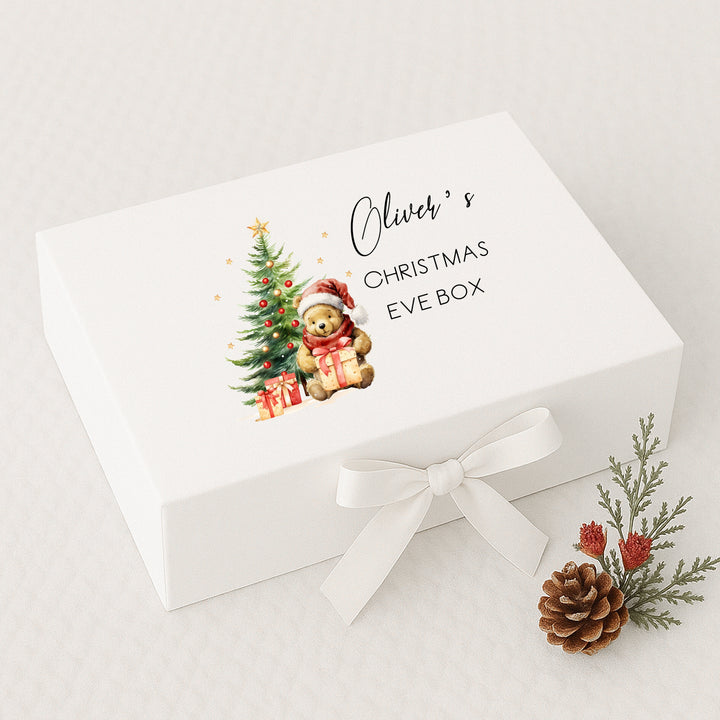 Personalised Pooh Bear Christmas Eve Box