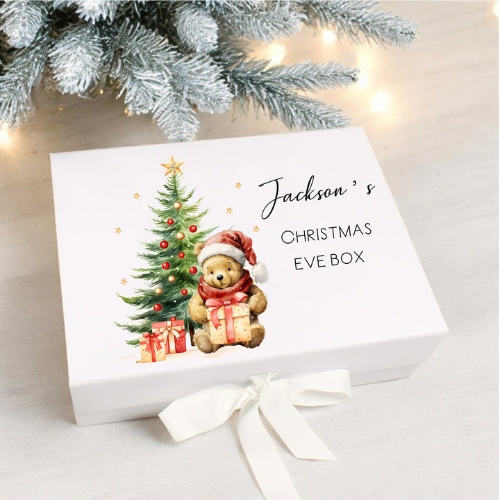 Personalised Pooh Bear Christmas Eve Box