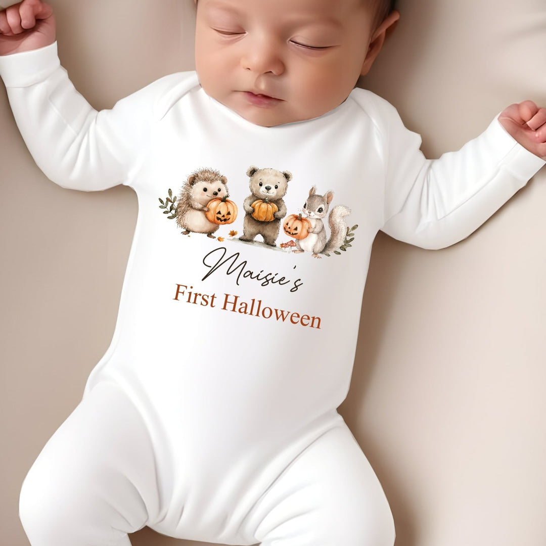 Personalised My First Halloween Babygrow/Vest/Bib