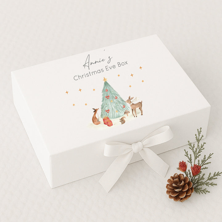 Personalised Woodland Christmas Eve Box