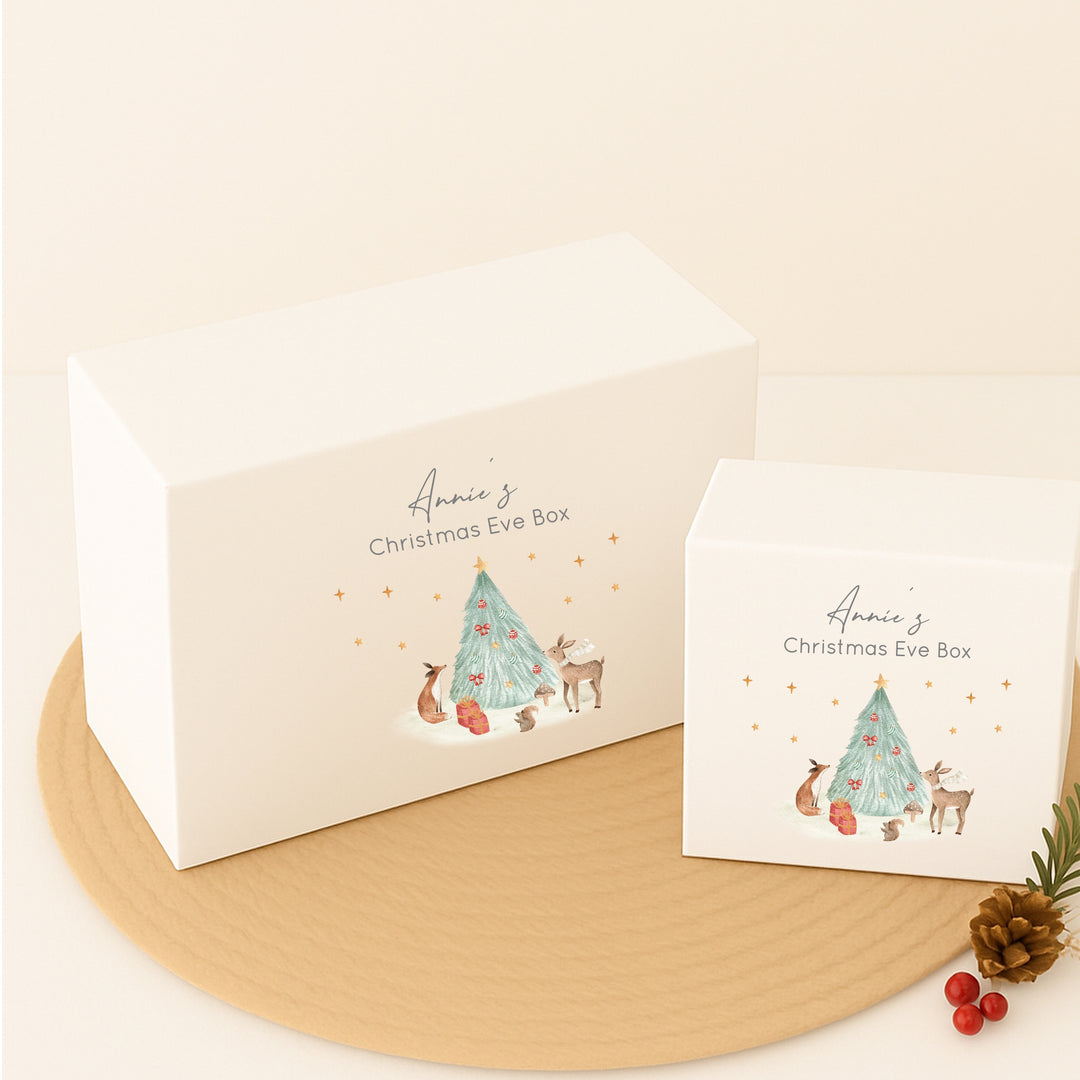 Personalised Woodland Christmas Eve Box