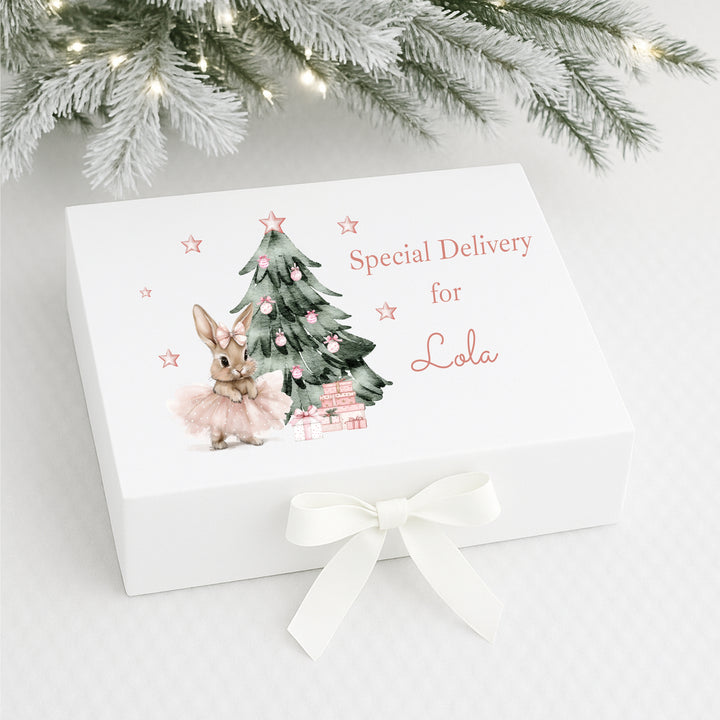 Personalised Ballerina Bunny Christmas Eve Box