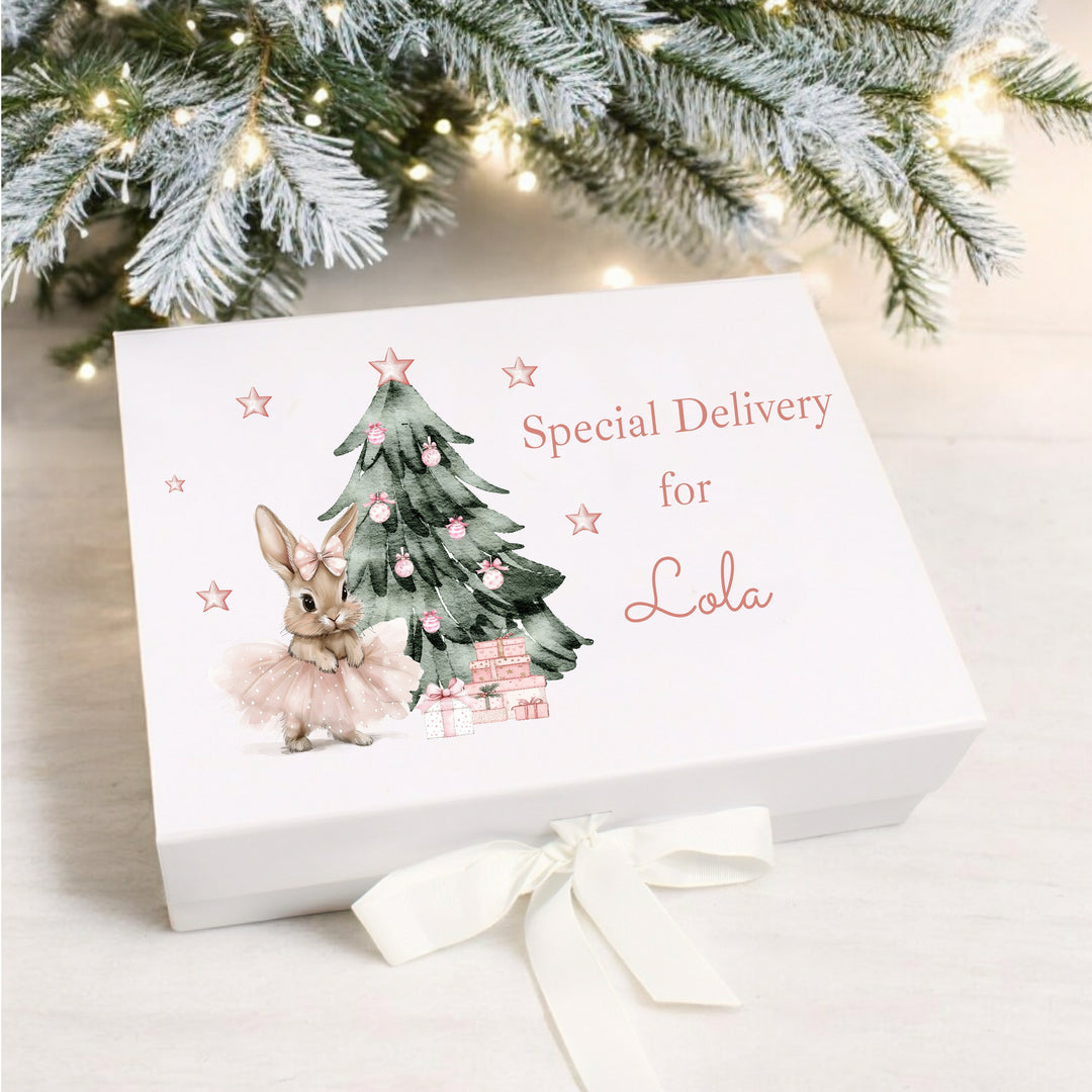 Personalised Ballerina Bunny Christmas Eve Box