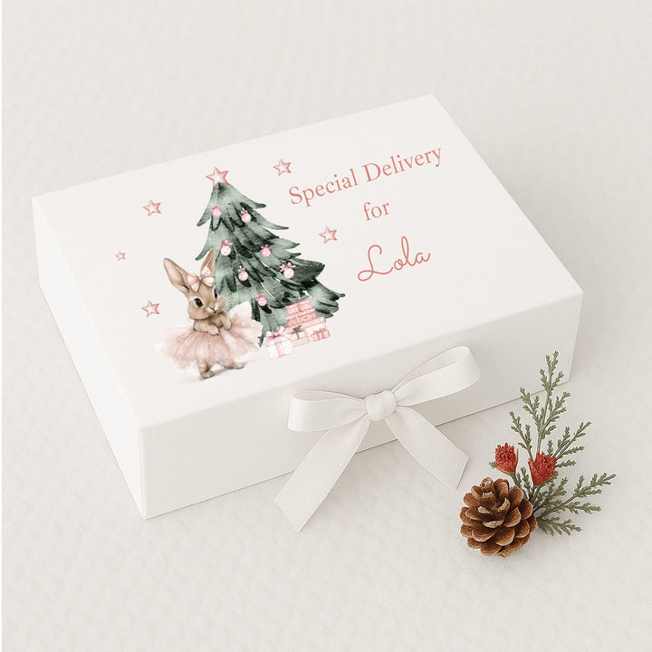Personalised Ballerina Bunny Christmas Eve Box