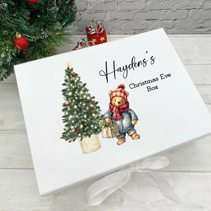 Personalised Pooh Bear Christmas Eve Box