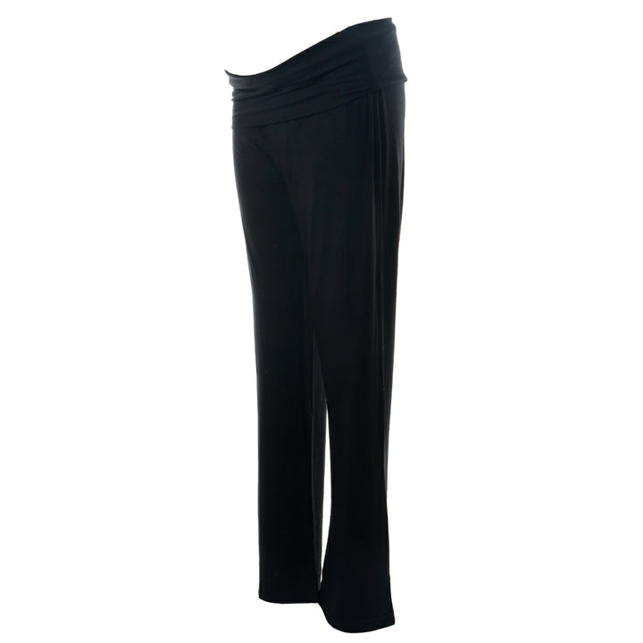 Maternity Stretch Yoga Pants: Black