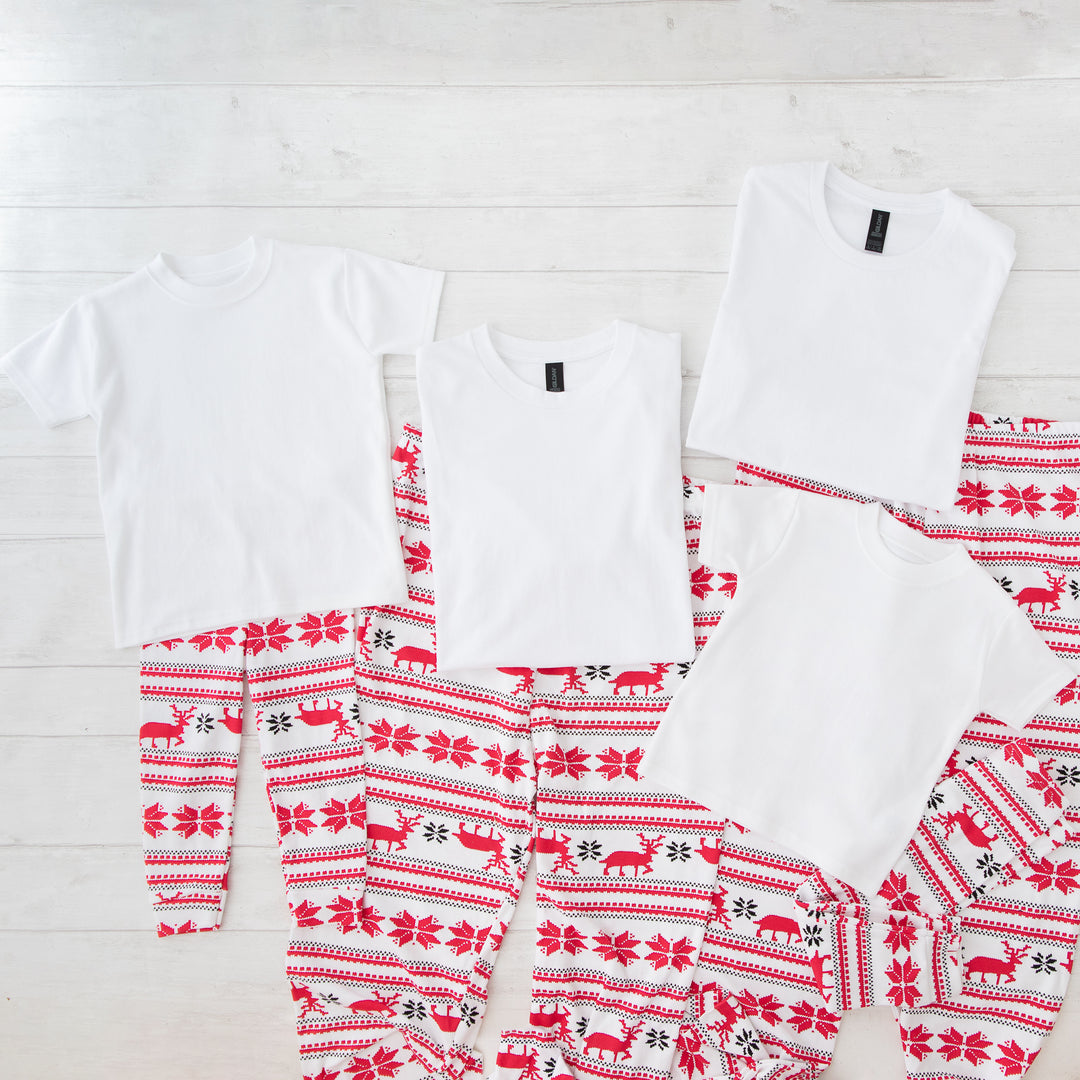 Christmas Reindeer Pyjama Bottoms - Adults and Childrens