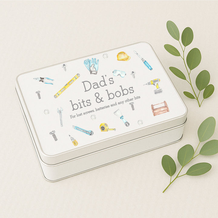 Personalised Dad's Bits & Bobs Tin