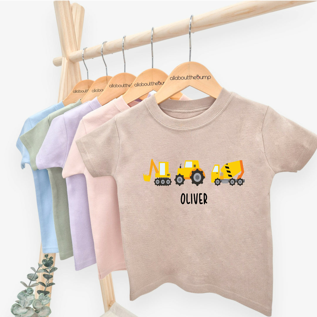 Personalised Digger T-shirt