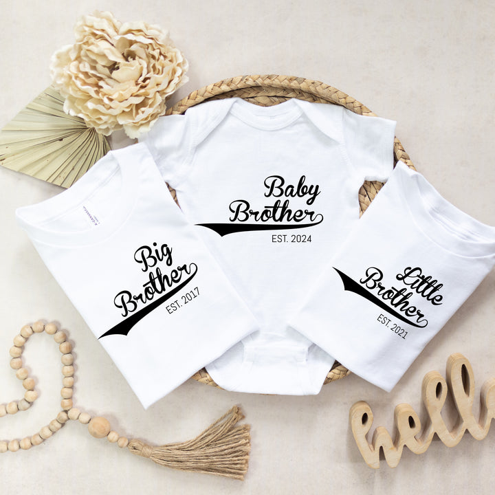 Baseball Script Matching Sibling Outfits