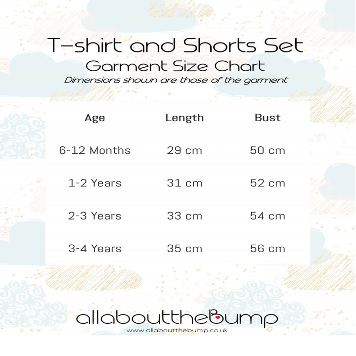 Personalised Ribbed Top & Shorts Set
