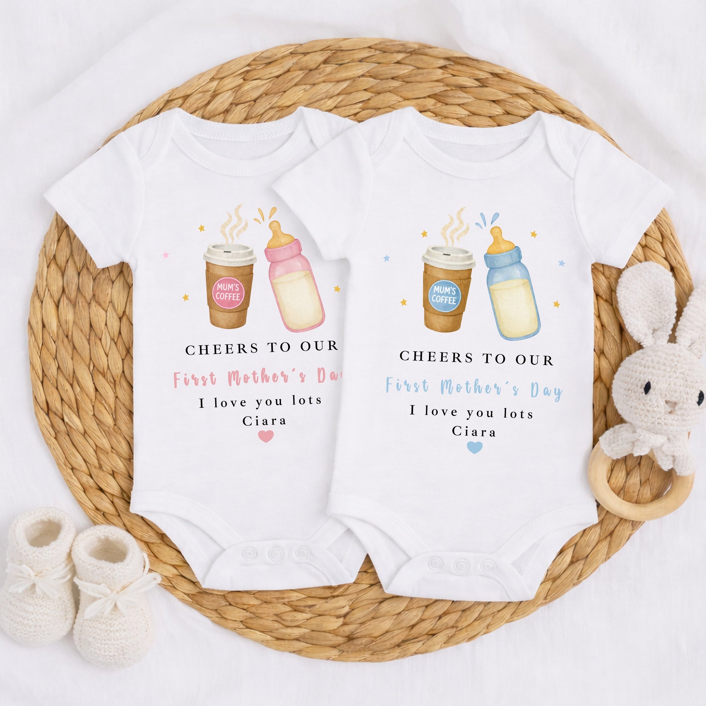 Mother's Day Baby Grows & Vests