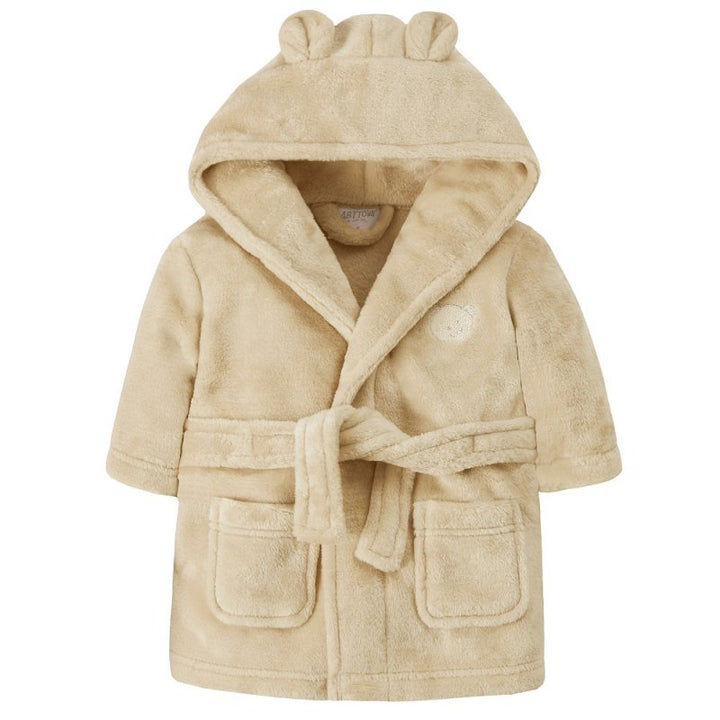 Beige Baby Dressing Gown