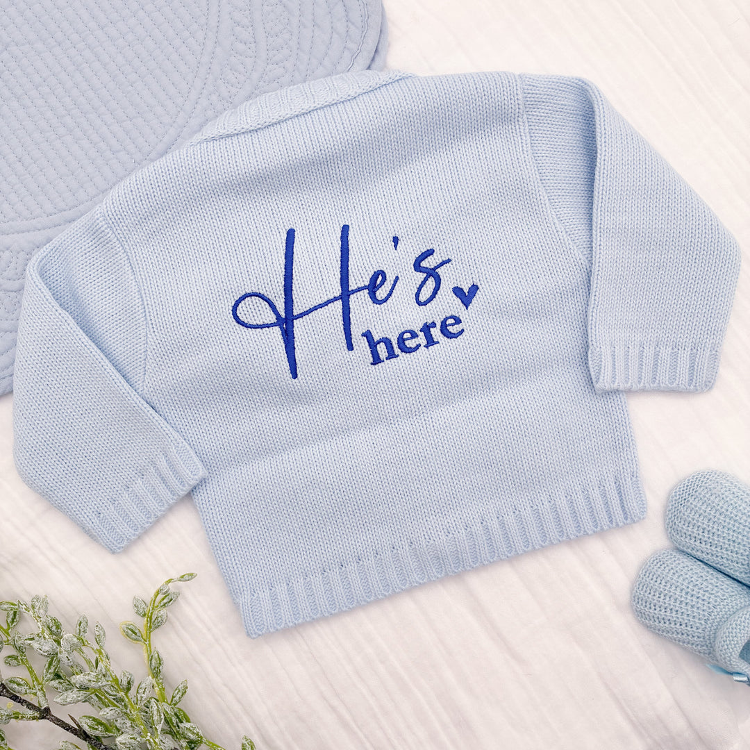 Embroidered He&