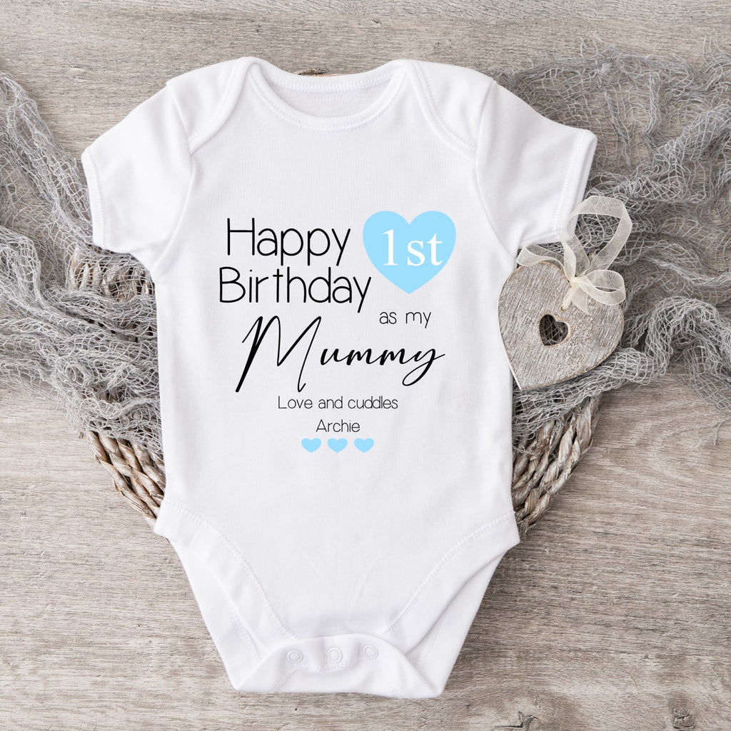 Happy birthday mummy baby outfit best sale