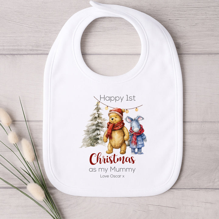 Personalised Happy 1st Christmas As My Mummy/Daddy Baby Grow, Vest or Bib