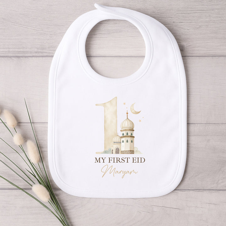 Personalised My 1st Eid Baby Grow, Vest or Bib