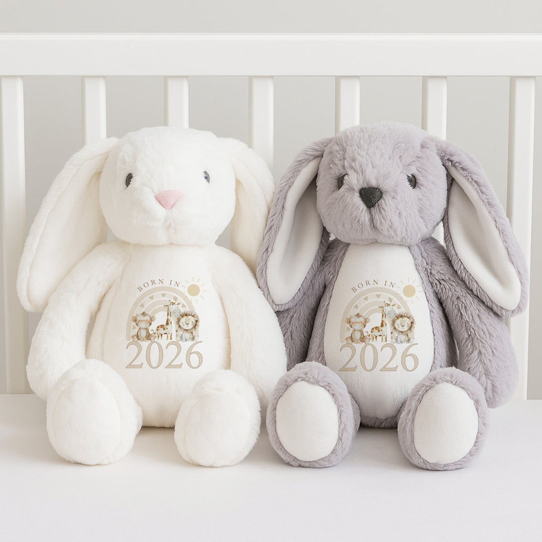 Beige Jungle Rainbow Born in 2026 Soft Toy