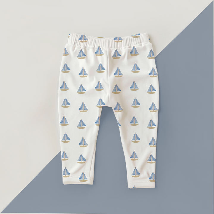 Sailboats Printed Leggings/Trousers