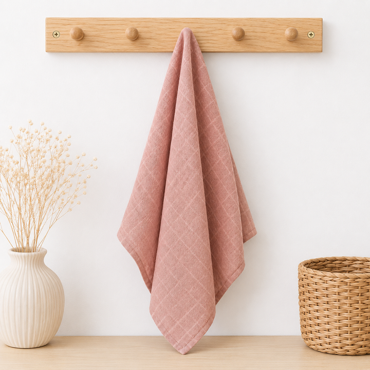 Organis Pink Baby Muslin Cloth