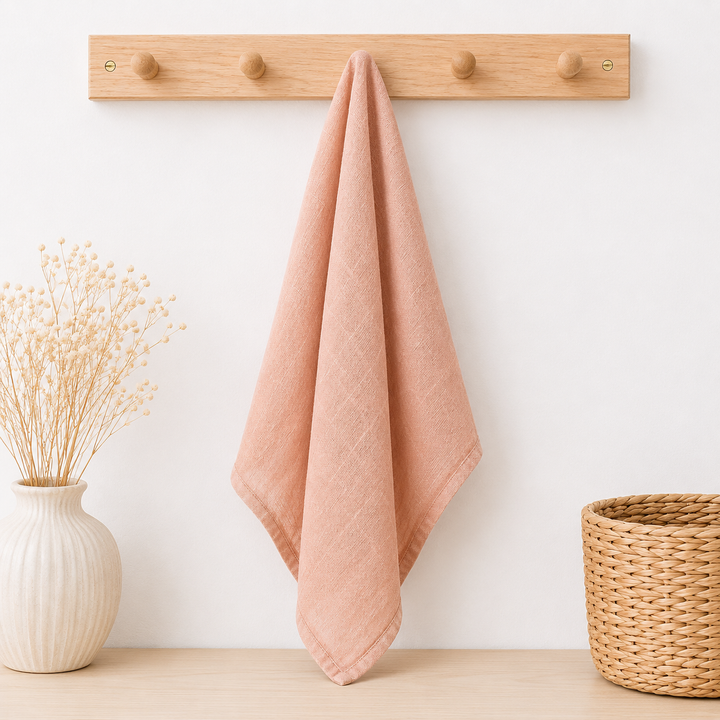 Organis Peach Baby Muslin Cloth