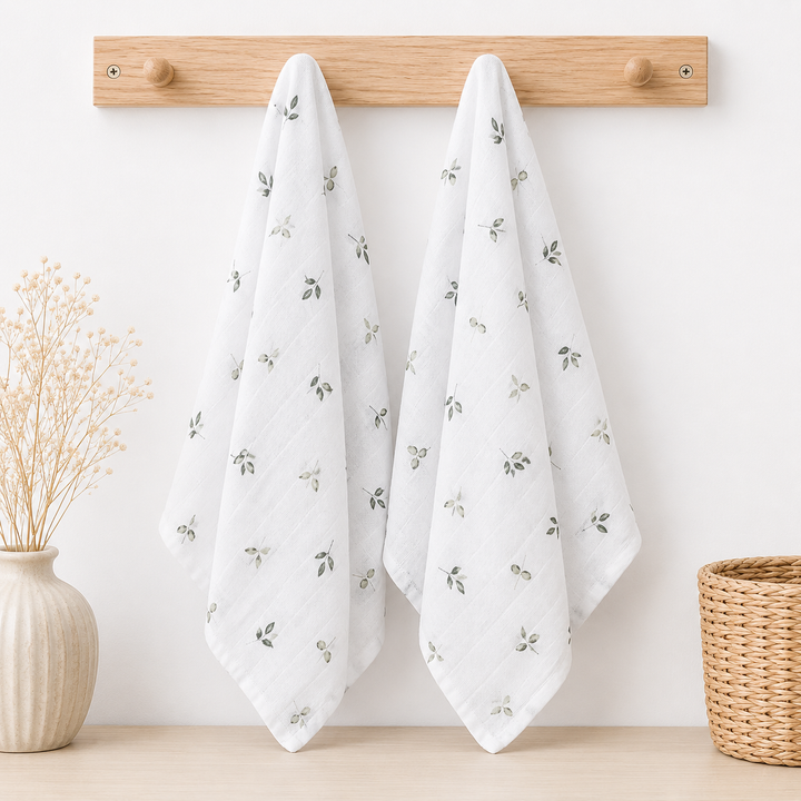 Organis Set of 2 Baby Muslin Cloth