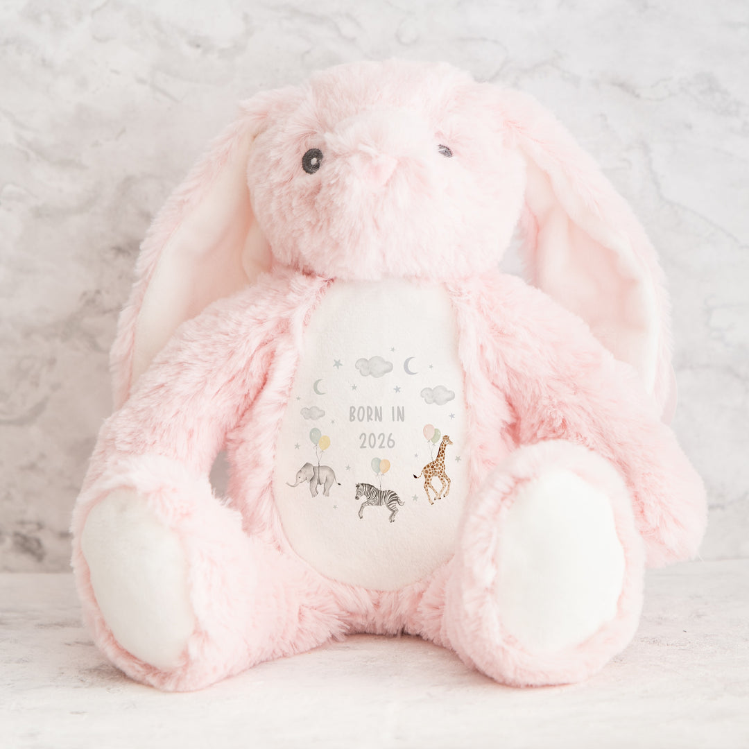 Beige Animal Wreath Born in 2026 Soft Toy