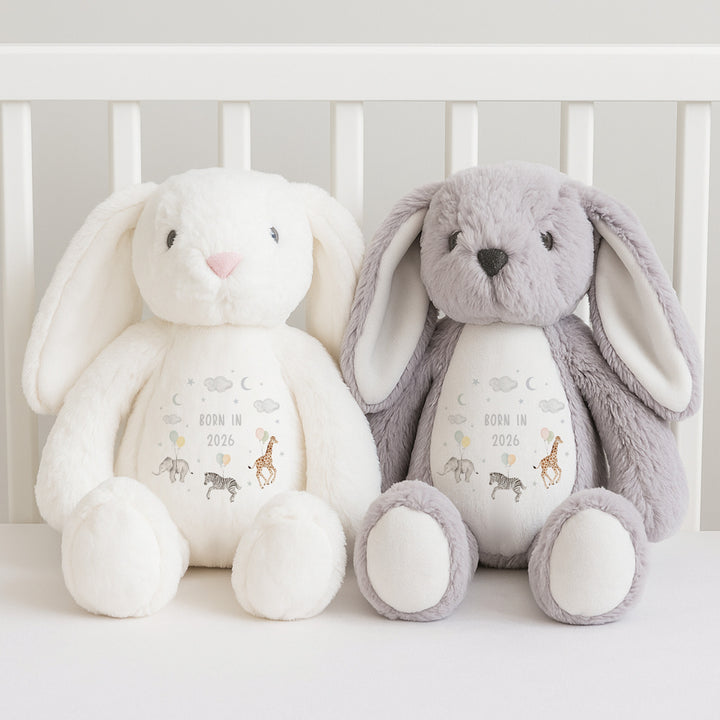 Beige Animal Wreath Born in 2026 Soft Toy