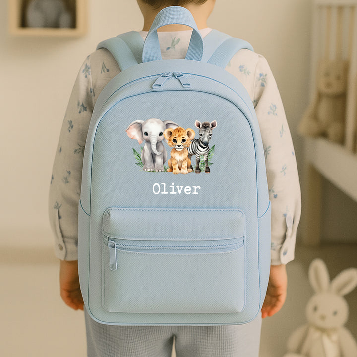 Personalised Safari Animals Backpack