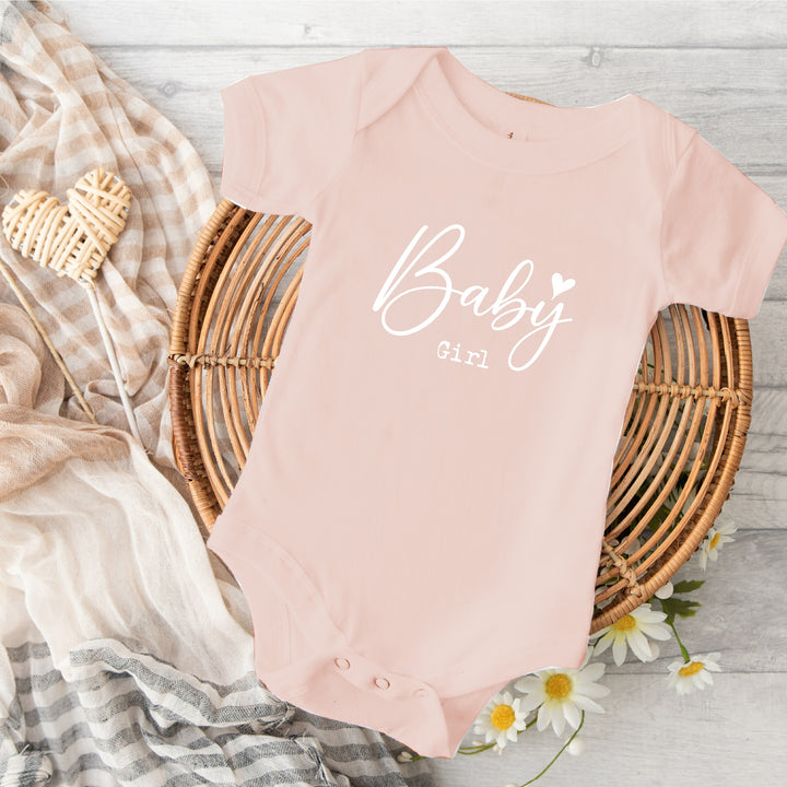 Personalised Baby Name Pink Babygrow/Vest with optional Heaband & Blanket