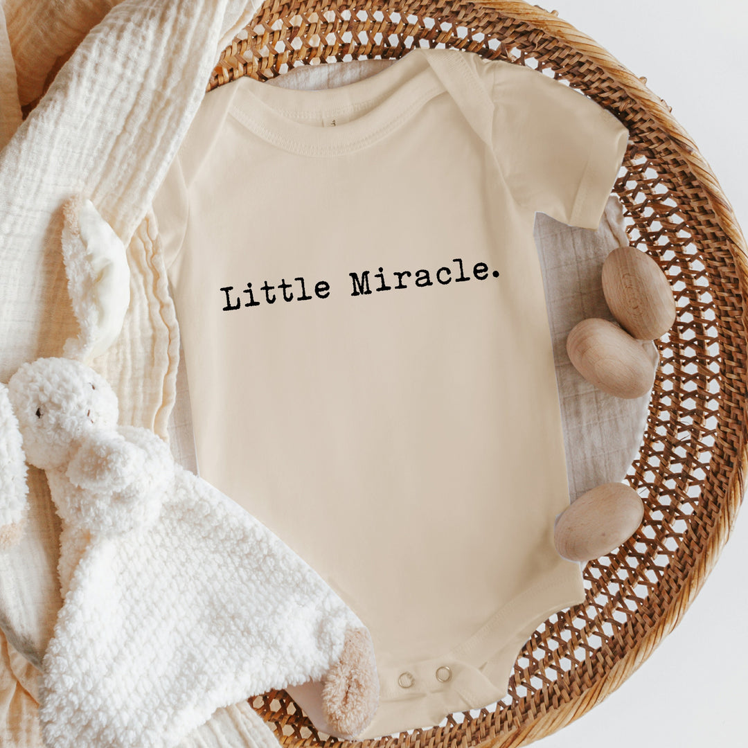 Little Miracle Baby Announcement Vest