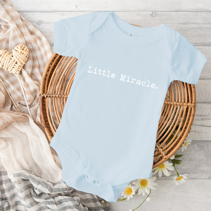 Little Miracle Baby Announcement Vest