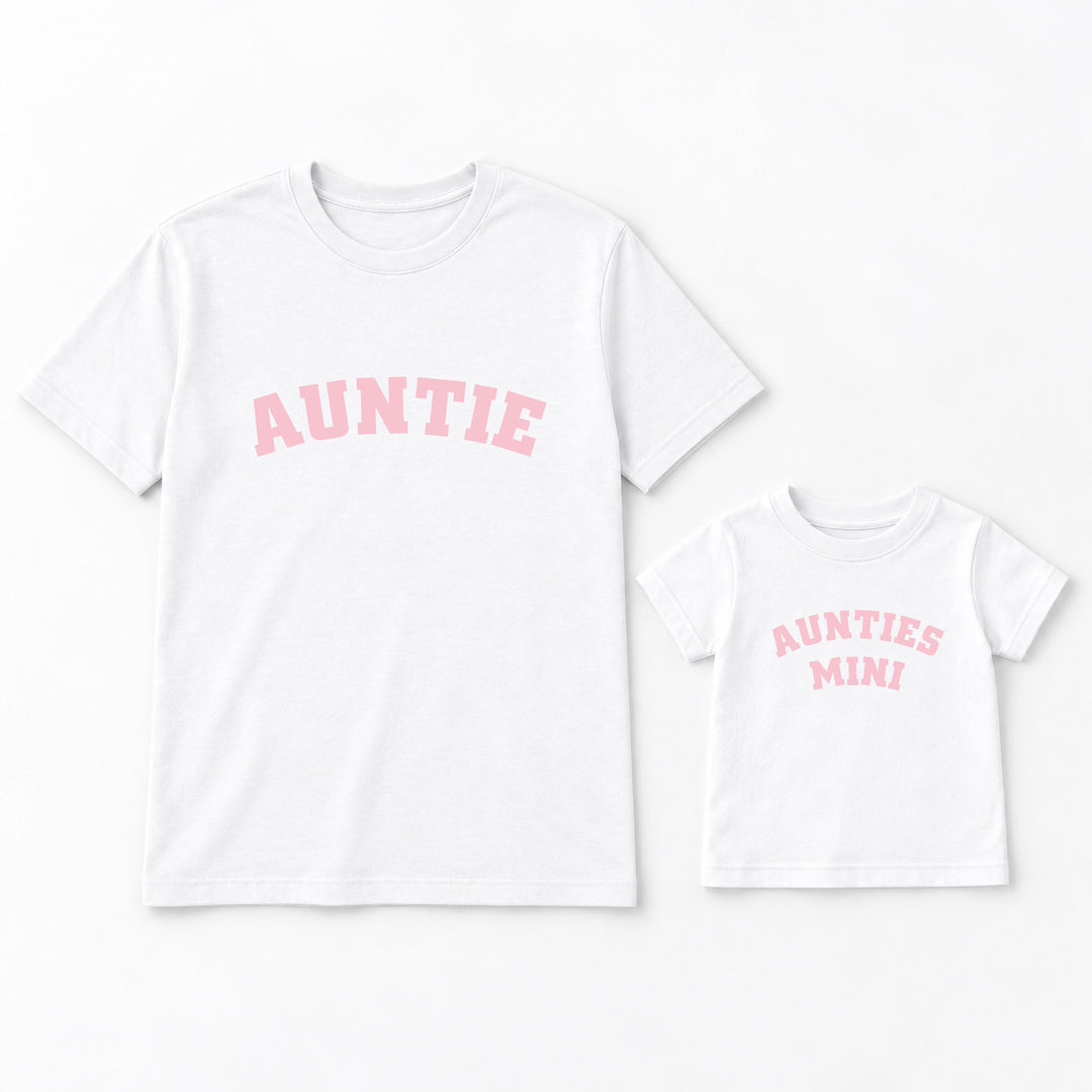 Pink Auntie &amp; Aunties Mini Matching Outfits