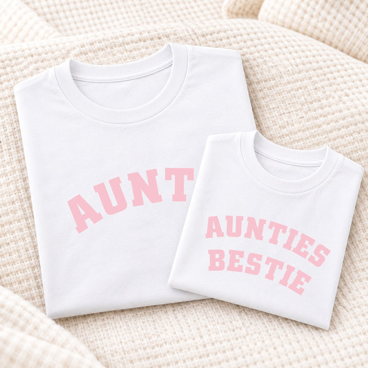 Pink Aunties Bestie Matching Outfits