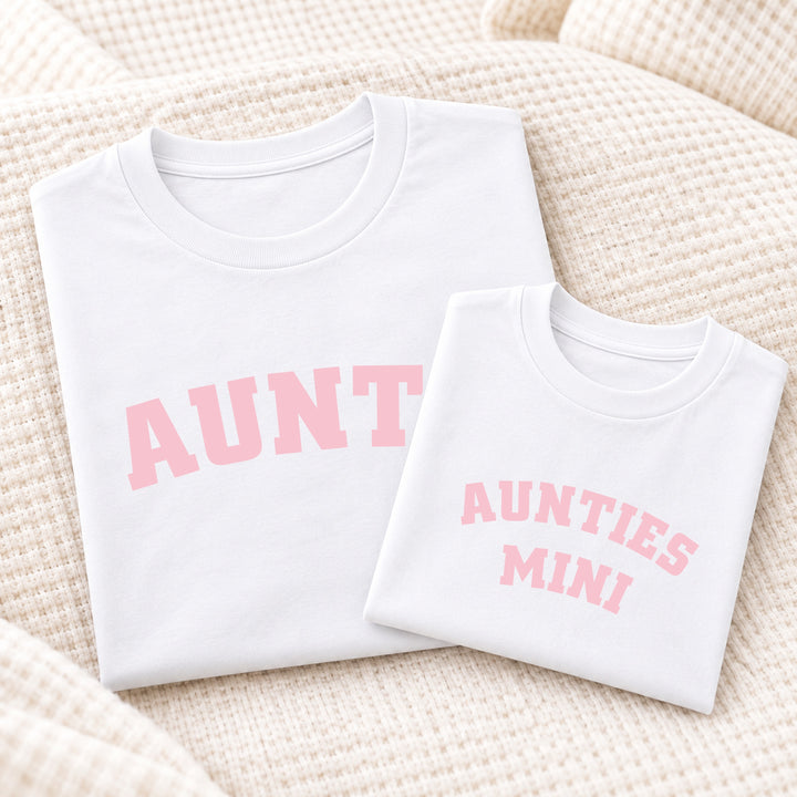 Pink Auntie &amp; Aunties Mini Matching Outfits