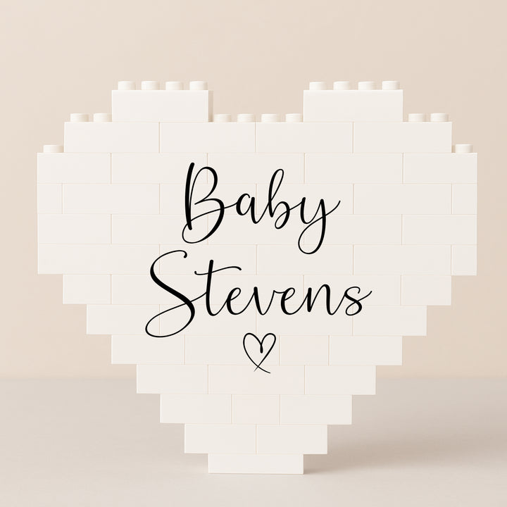 Personalised Baby Name Scan Building Blocks