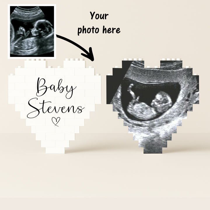 Personalised Baby Name Scan Building Blocks