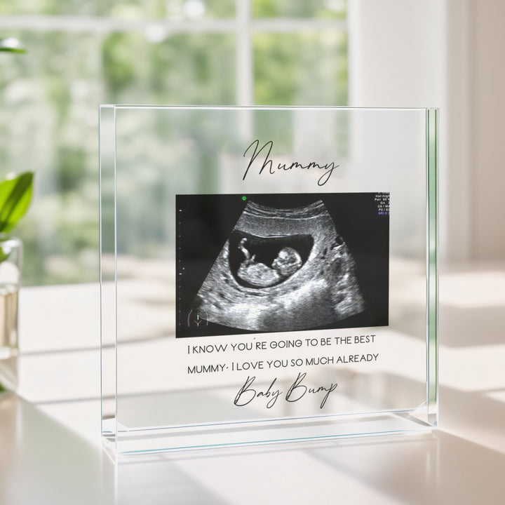 Personalised Baby Scan Photo Acrylic Plaque