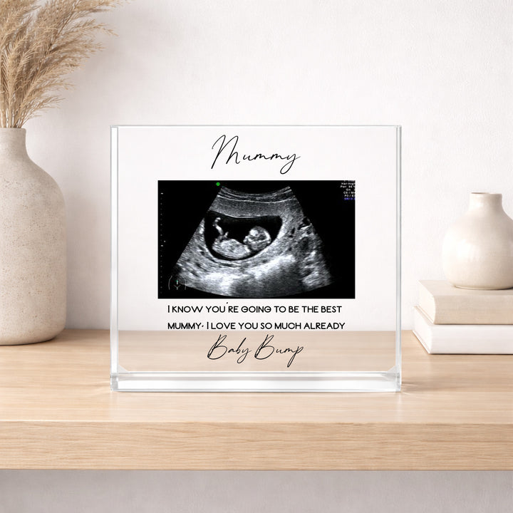 Personalised Baby Scan Photo Acrylic Plaque