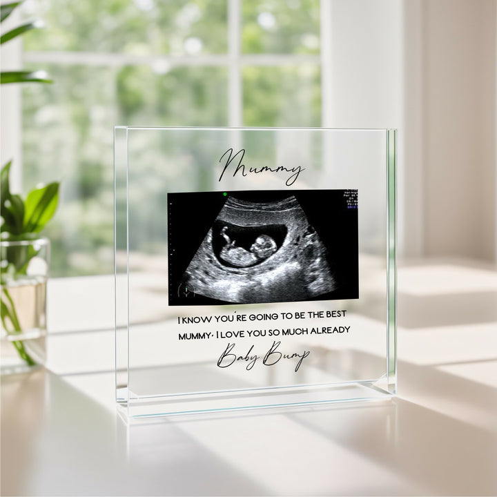 Personalised Baby Scan Photo Acrylic Plaque