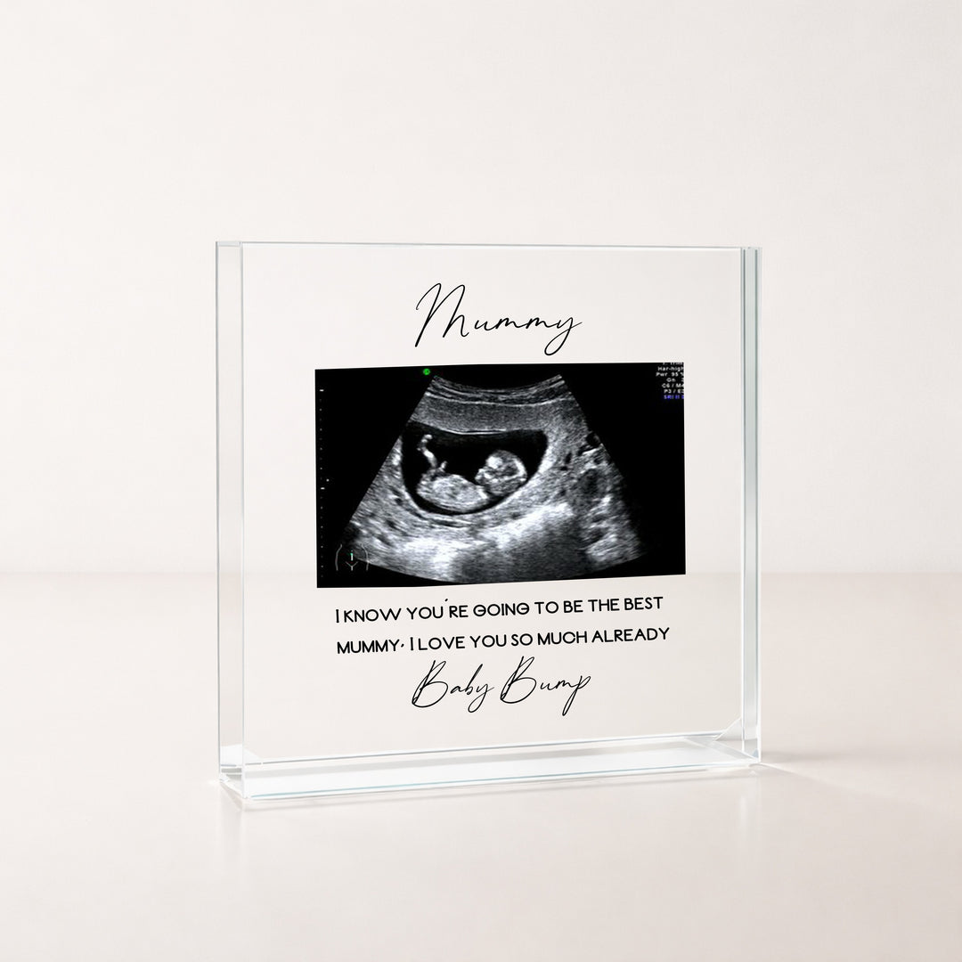 Personalised Baby Scan Photo Acrylic Plaque