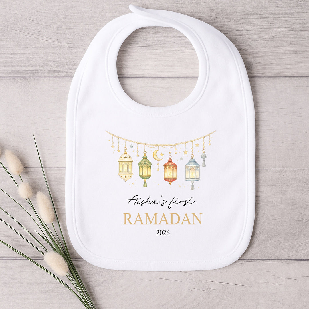 Personalised My First Ramadan Baby Grow, Vest or Bib