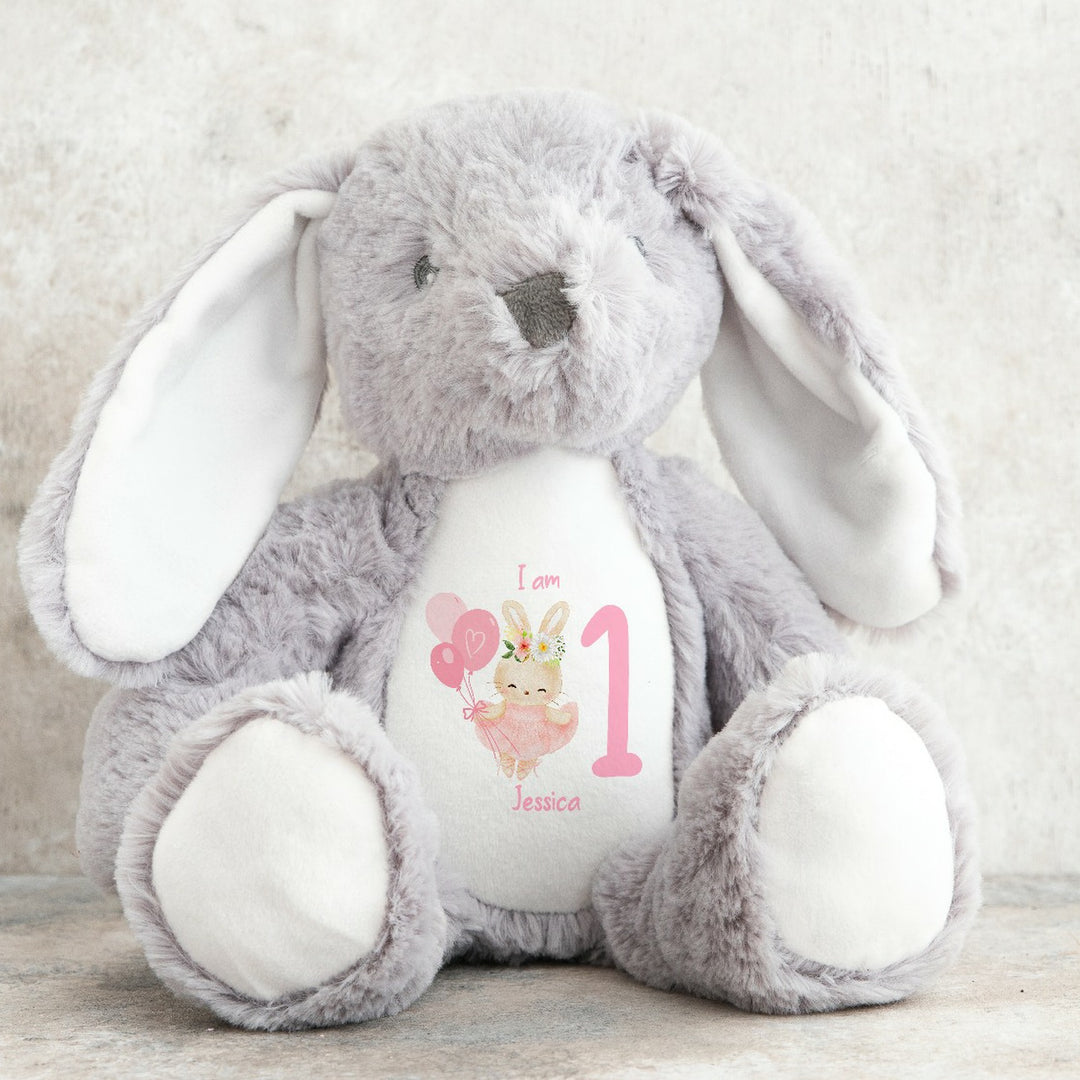 Personalised Ballerina Bunny Birthday Teddy